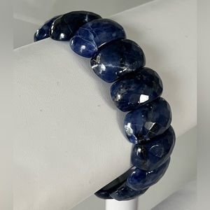 NATURAL SODALITE BRACELET | Dark Blue